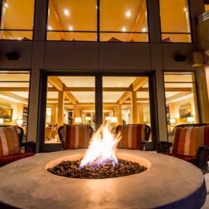 Sit and relax at the firepit in Washington