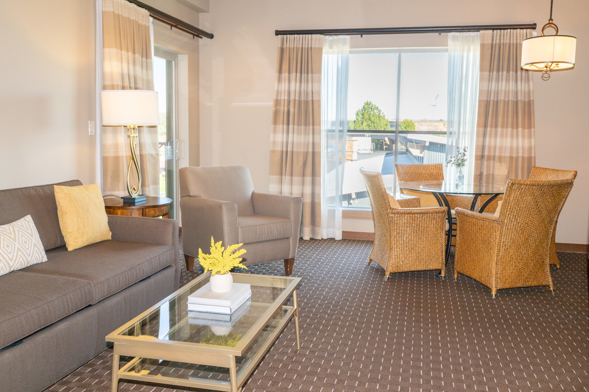 Top Floor Parkview King Suite at The Lodge at Columbia Point