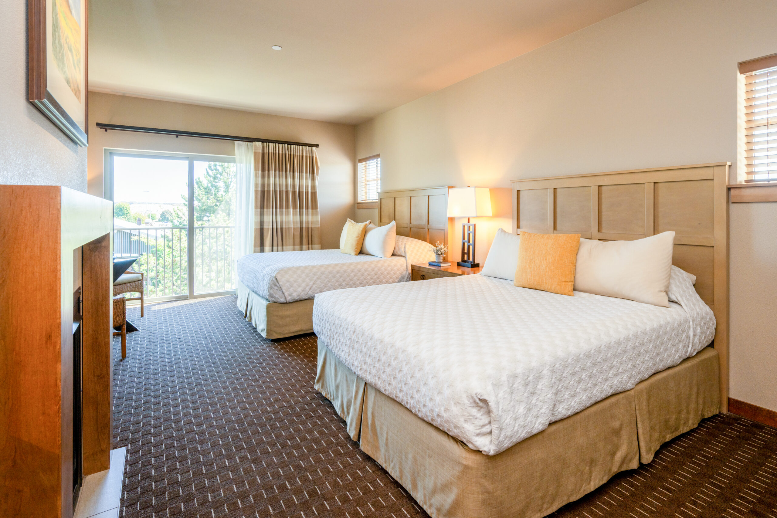 Double Queen Room at The Lodge at Columbia Point