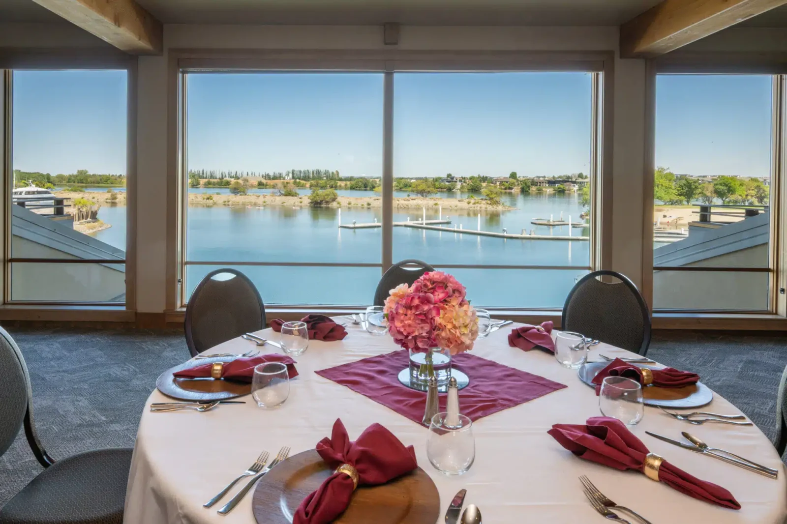 Drumheller's River Room at The Lodge at Columbia Point